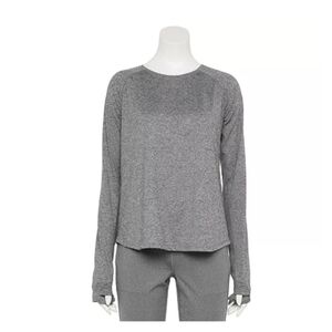 Tek Gear Adaptive Long Sleeve Performance TeeColor: Gray, Size: LARGE(EUC)